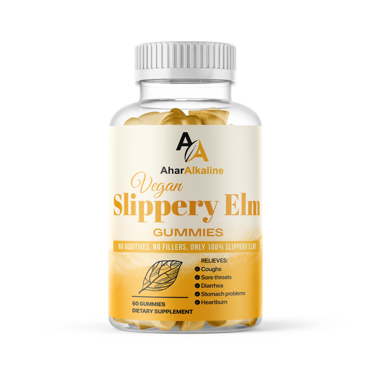 Vegan Slippery Elm Gummies Ahar Alkaline