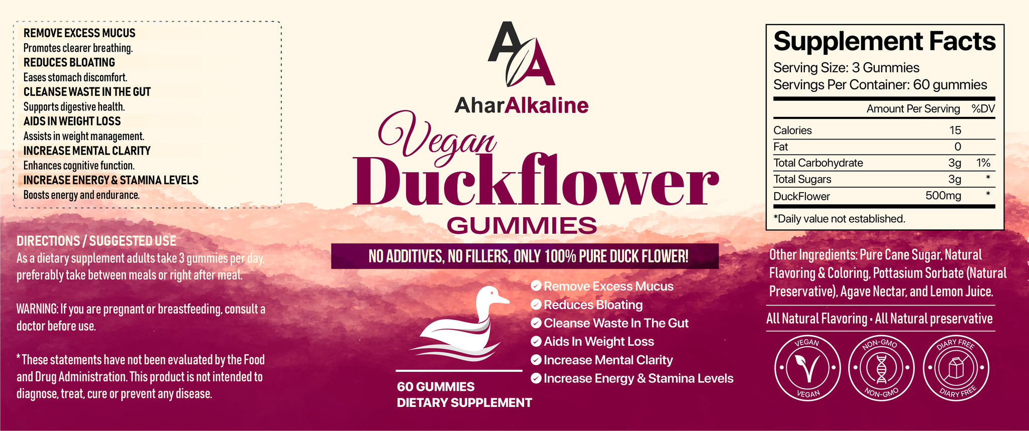 Duck Flower – Alkaline Healing Foods
